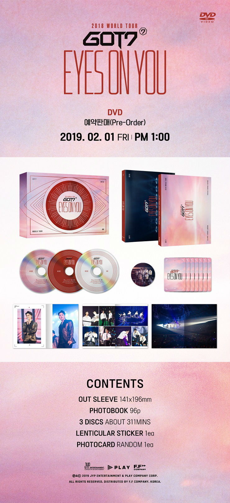 GOT7(갓세븐) - 2018 WORLD TOUR 'EYES ON YOU' DVD