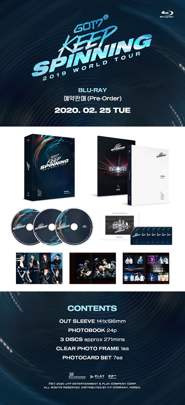 GOT7(갓세븐) - 2019 WORLD TOUR 'KEEP SPINNING' IN SEOUL Blu-ray