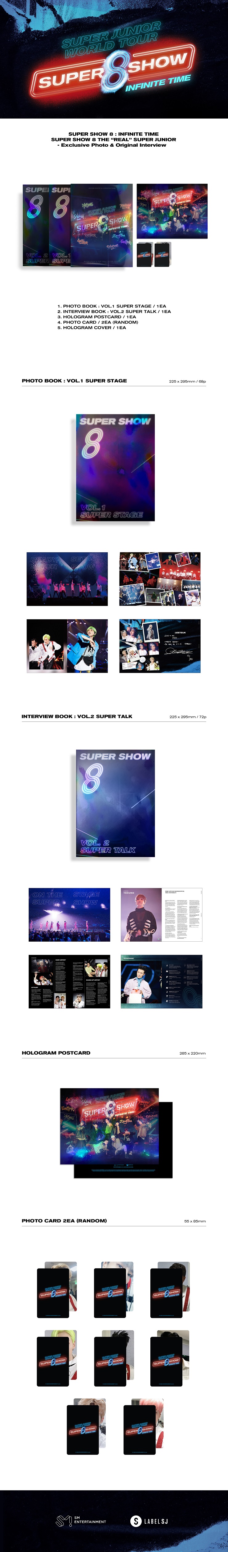 슈퍼주니어(SUPER JUNIOR) - SUPER SHOW 8 : INFINITE TIME 공연화보집