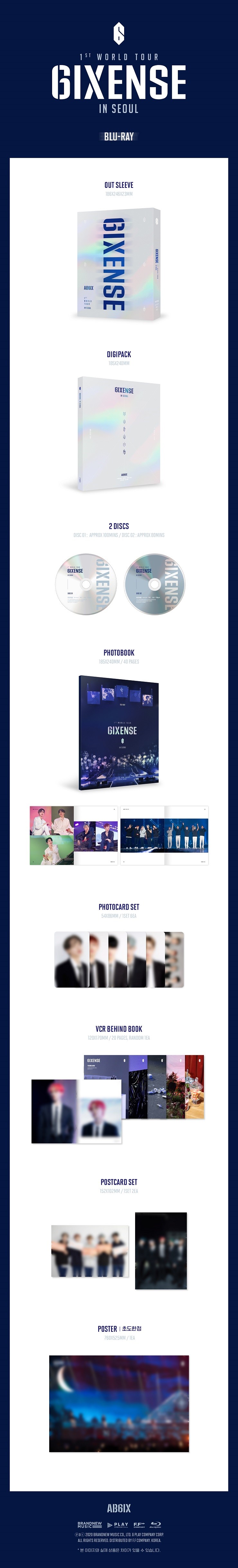 AB6IX(에이비식스) - 1st World Tour 6IXENSE In Seoul Blu-ray