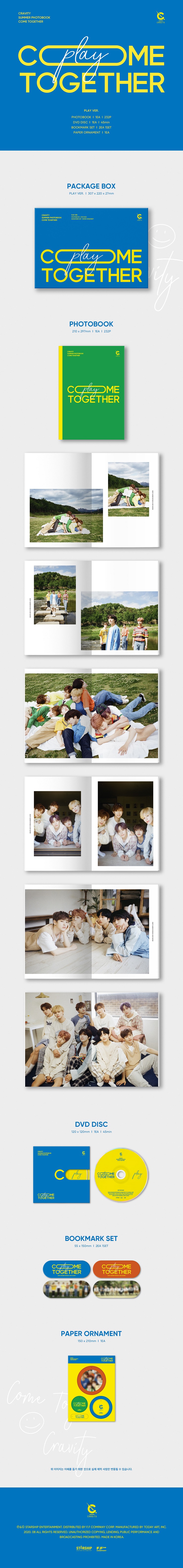 CRAVITY(크래비티) - SUMMER PHOTO BOOK 'COME TOGETHER' PLAY VER