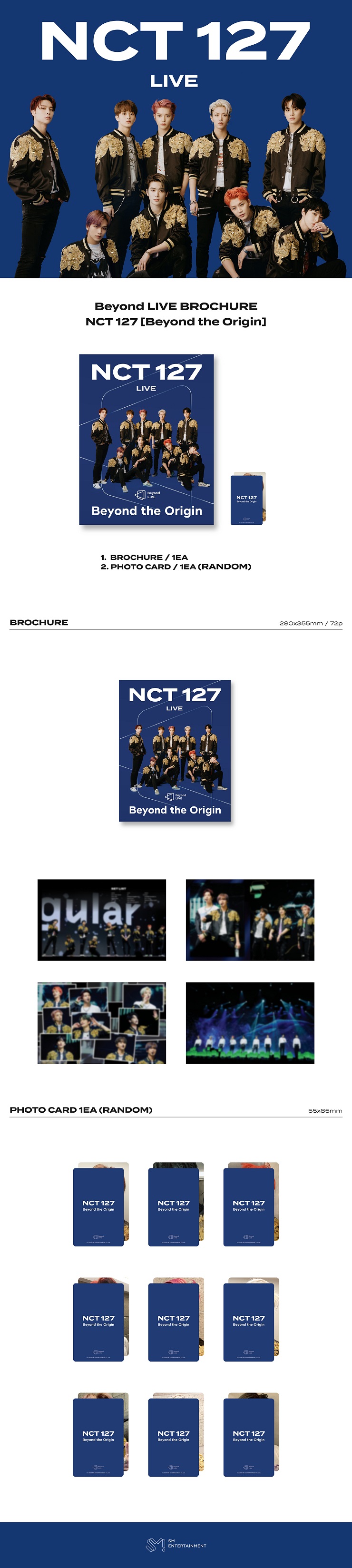 NCT 127(엔시티 127) - Beyond LIVE BROCHURE NCT 127 [Beyond the Origin]
