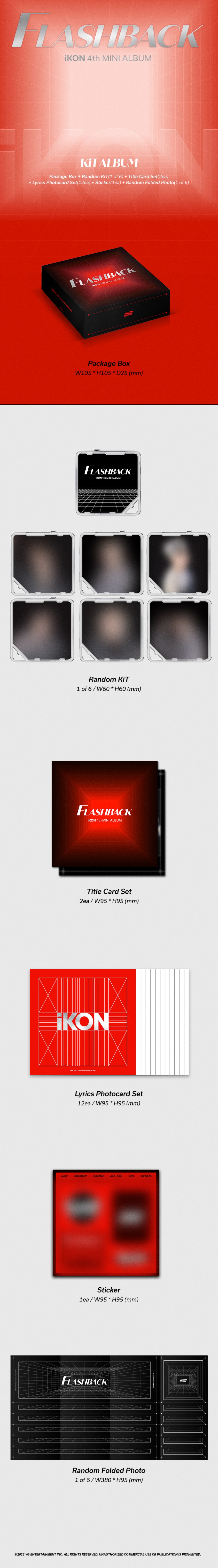 iKON(아이콘) - 4th MINI ALBUM FLASHBACK [KiT Album]