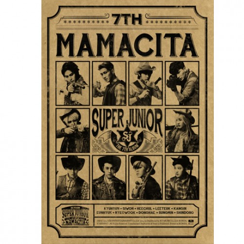 SUPER JUNIOR(슈퍼주니어) - 7집 MAMACITA [B Ver.]
