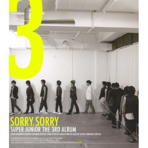 SUPER JUNIOR(슈퍼주니어) - 3집 SORRY, SORRY [A Ver.]