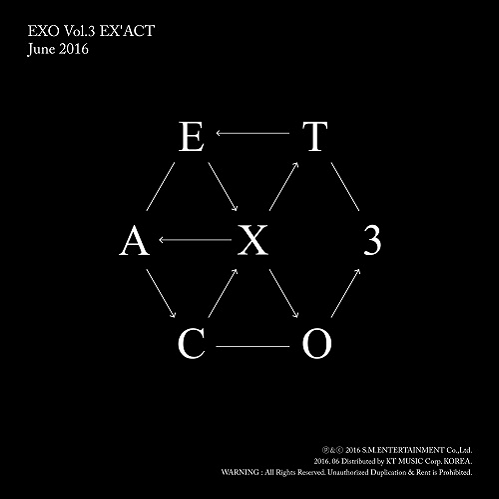 EXO(엑소) - 3집 EX'ACT [Korean - Monster Ver.] (재발매)