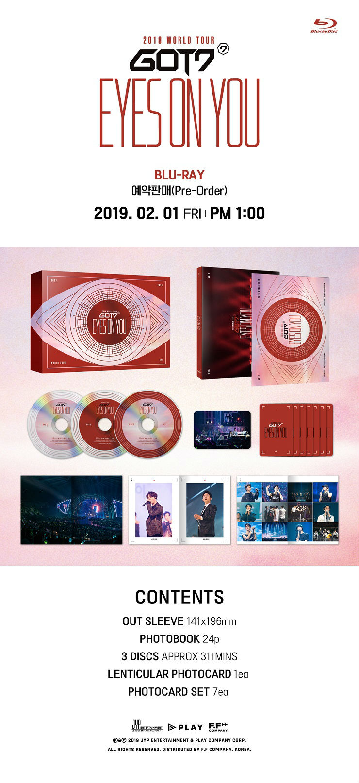 GOT7(갓세븐) - 2018 WORLD TOUR 'EYES ON YOU' Blu-ray