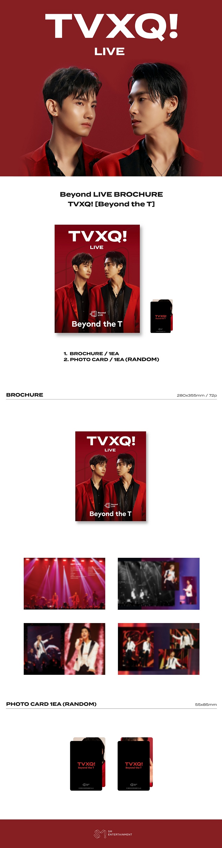 동방신기(TVXQ!) - Beyond LIVE BROCHURE TVXQ! [Beyond the T]