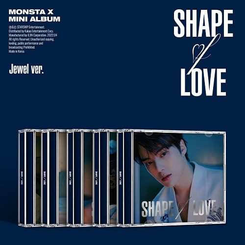 MONSTA X(몬스타엑스) - SHAPE of LOVE [Jewel Ver. - 버전랜덤]