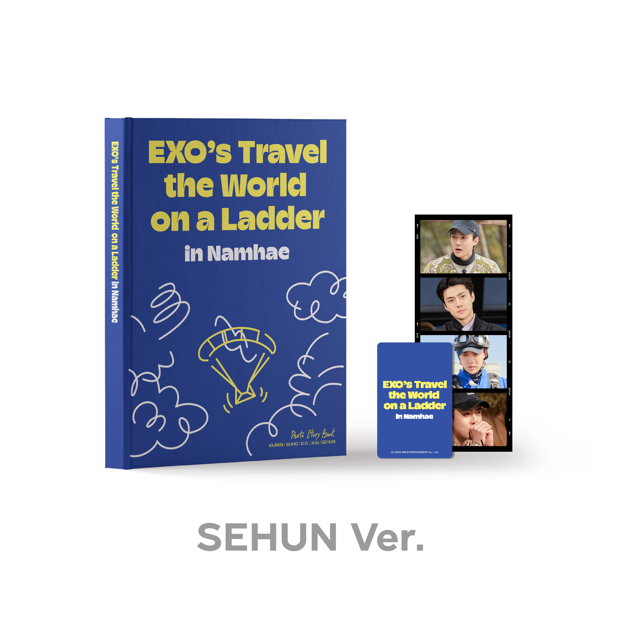 EXO(엑소) - <엑소의 사다리 타고 세계여행 - 남해 편> PHOTO STORY BOOK [SEHUN Ver.]