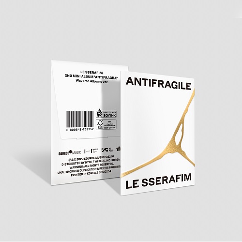 LE SSERAFIM(르세라핌) - 2nd Mini Album 'ANTIFRAGILE' [Weverse Albums Ver.]