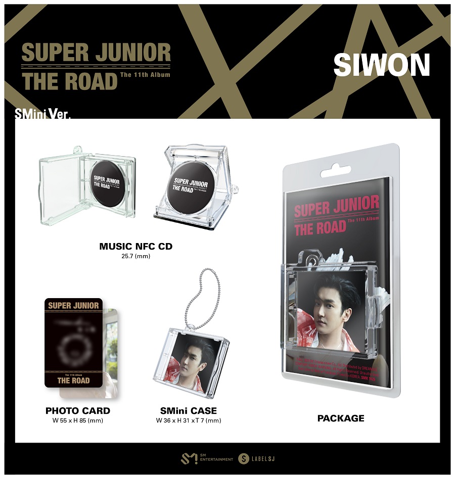 SUPER JUNIOR(슈퍼주니어) - 정규앨범 11집_'The Road’(SMini Ver.)(SIWON ver.)