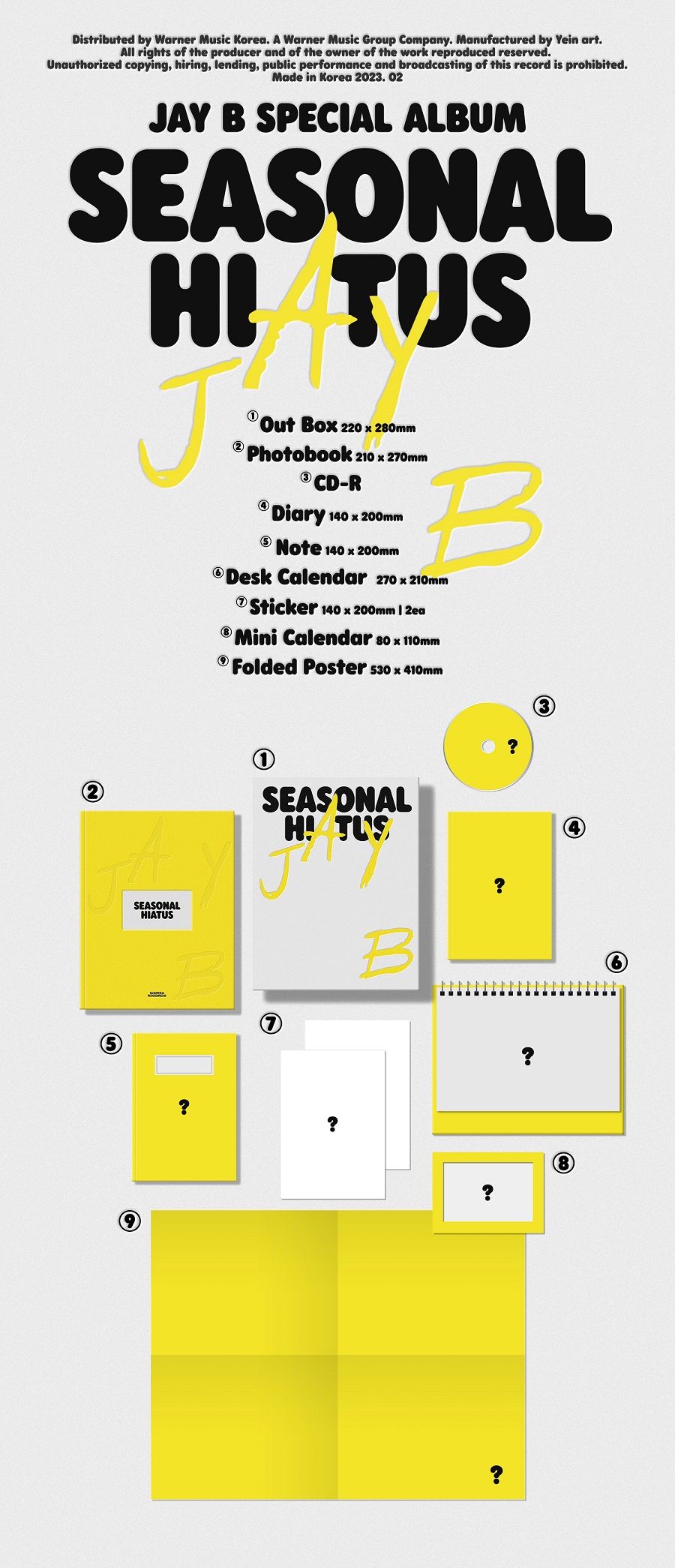 JAY B(제이비) - Special Album: Seasonal Hiatus
