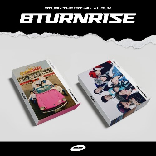 에잇턴(8TURN) - The 1st Mini Album [8TURNRISE] (TURN VER. / RISE VER.) 커버랜덤