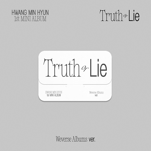 황민현(HWANG MIN HYUN) - 'Truth or Lie' - 1st MINI ALBUM (Weverse Albums ver.)