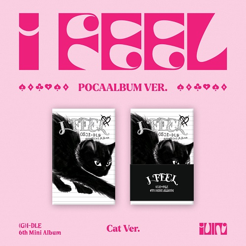 (여자)아이들 - 미니 6집/ I feel (PocaAlbum Ver.) (Cat Ver.)