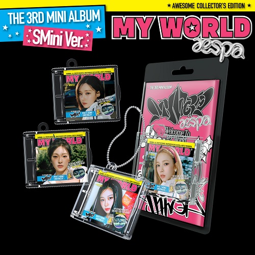 aespa(에스파) - 미니앨범 3집_’MY WORLD’ (SMini Ver.)(스마트앨범) 커버랜덤