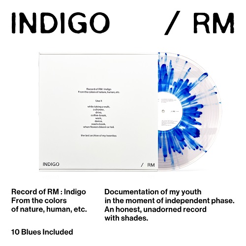 RM(방탄소년단 알엠) - 'Indigo' [LP/VINYL]