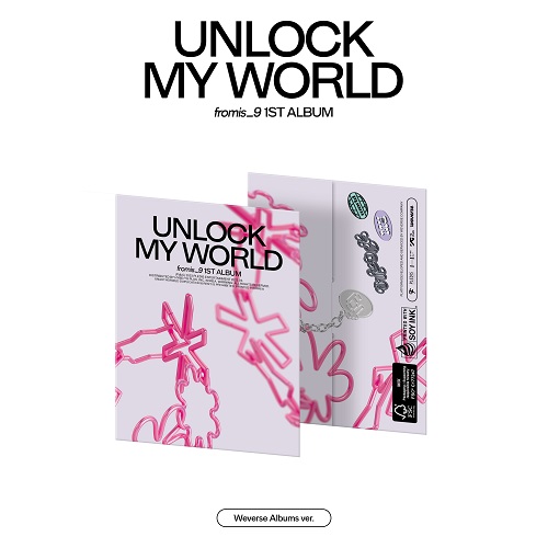 프로미스나인 - fromis_9 1st Album ‘Unlock My World’ (Weverse Albums ver.) 8종세트
