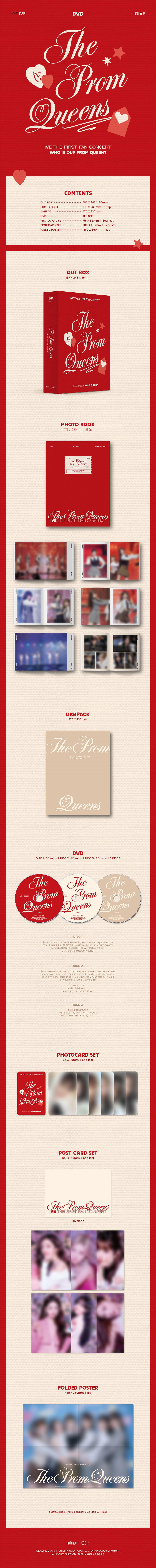 IVE(아이브) - IVE THE FIRST FAN CONCERT <The Prom Queens> DVD