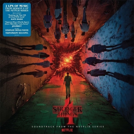 O.S.T - STRANGER THINGS SEASON 4 : MUSIC FROM THE NETFLIX ORIGINAL SERIES [TRANSPARENT RED COLOR] [수입] [LP/VINYL] 
