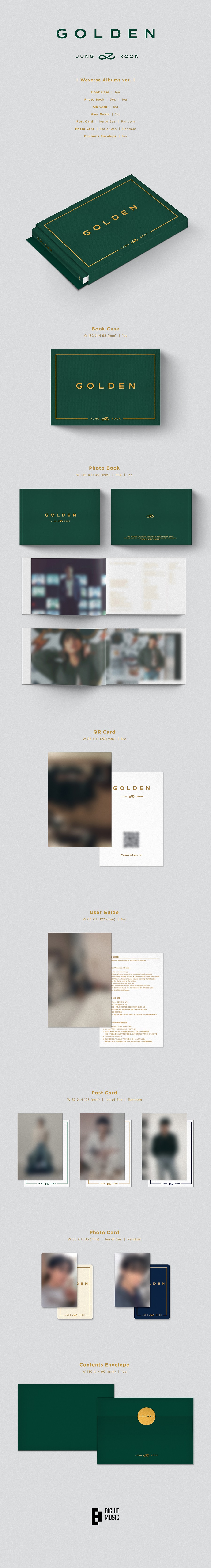 정국 - GOLDEN (Weverse Albums ver.)
