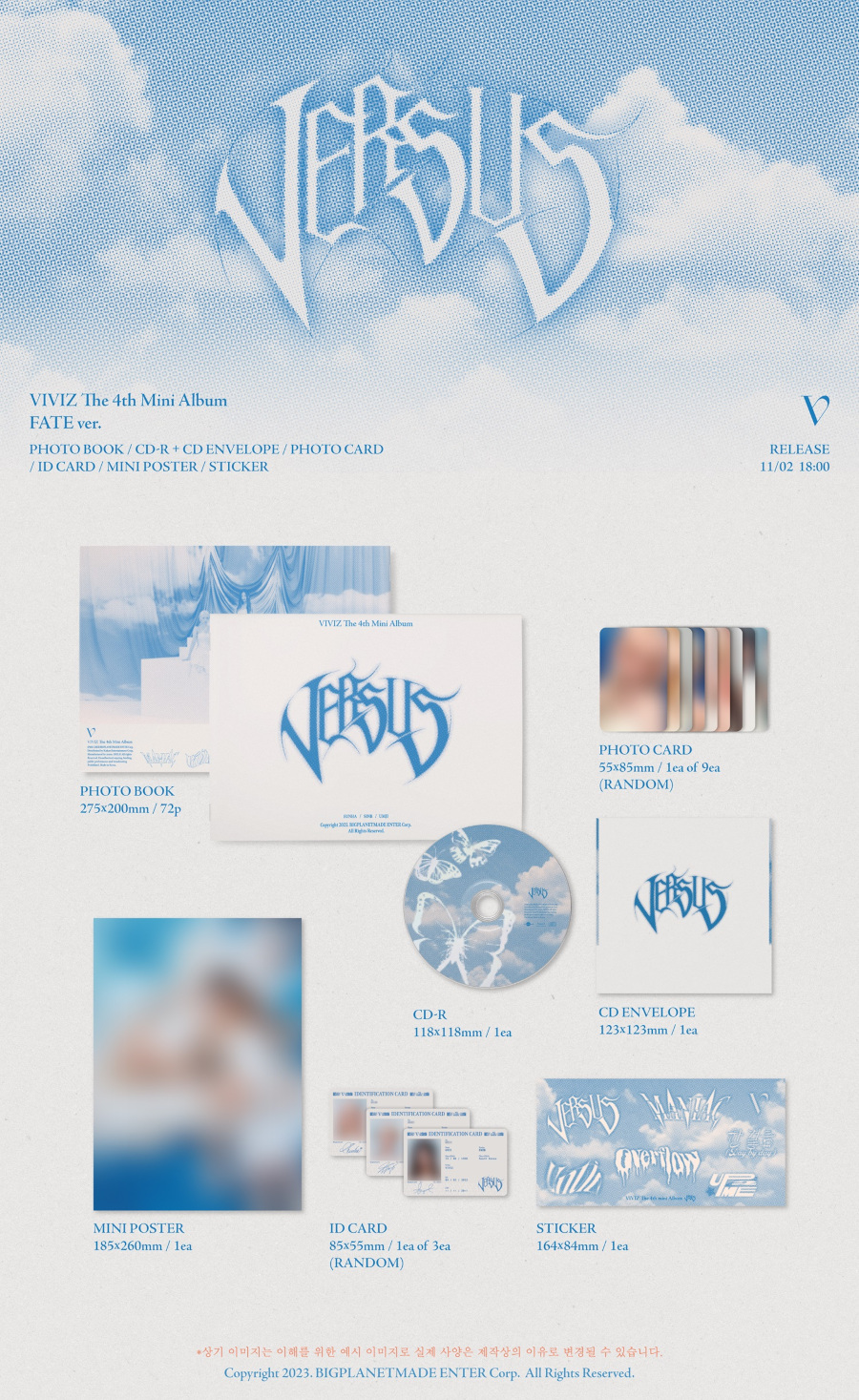 VIVIZ(비비지) - The 4th Mini Album ‘VERSUS’ (Photobook) [FATE ver.]