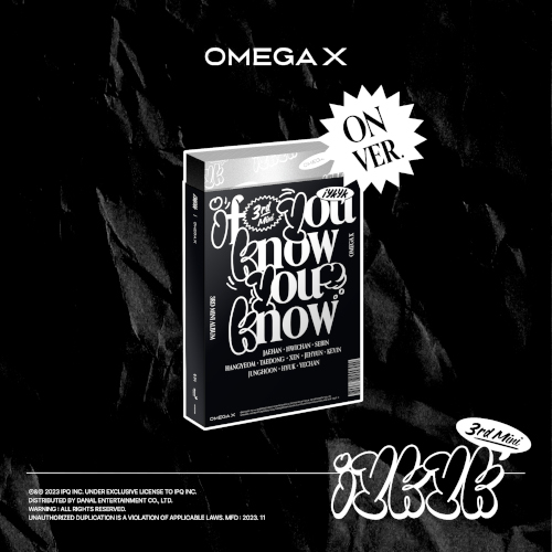 OMEGA X(오메가엑스) - 3rd Mini Album <iykyk> ON ver.