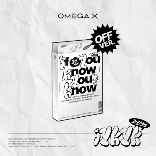 OMEGA X(오메가엑스) - 3rd Mini Album <iykyk> OFF ver.
