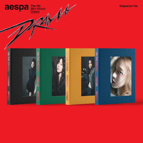 aespa(에스파) - 미니 4집 [Drama] (Sequence Ver.) 커버랜덤