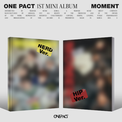 ONE PACT(원팩트) - 1st Mini Album (Nerd Ver., Hip Ver.) 커버랜덤