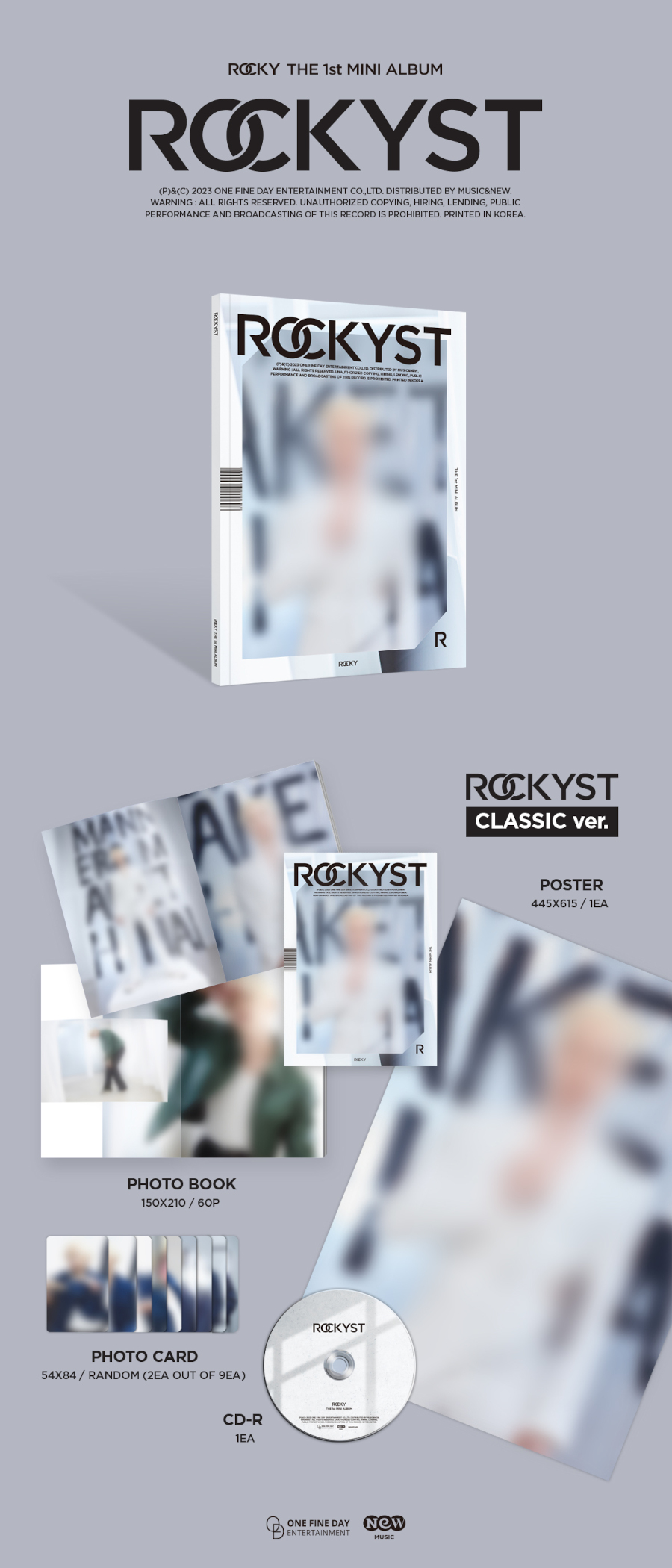 ROCKY(라키) - 미니앨범 1집 [ROCKYST] (Classic Ver.)
