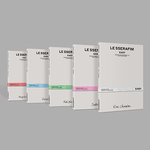 LE SSERAFIM(르세라핌) - 3rd Mini Album 'EASY' (COMPACT ver.) 커버랜덤