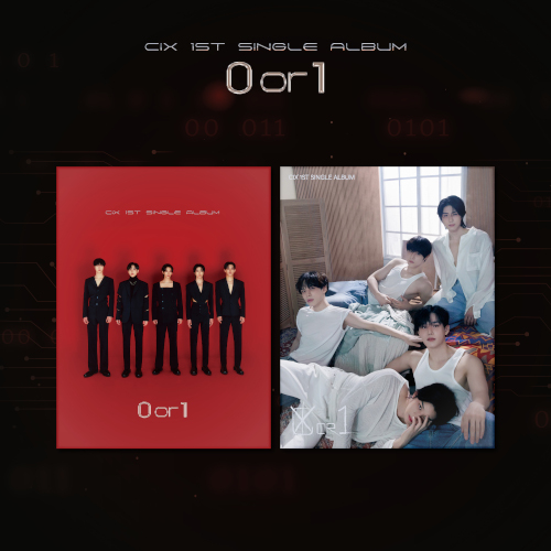 CIX(씨아이엑스) - 1st Single Album '0 or 1' (커버랜덤)