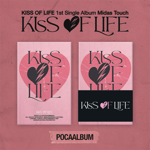 KISS OF LIFE(키스오브라이프) - 1st Single Album - Midas Touch (POCA ALBUM)