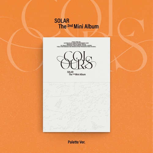 솔라 - 2nd Mini Album [COLOURS] (Palette Ver.)