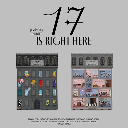 세븐틴 (SEVENTEEN) - SEVENTEEN BEST ALBUM '17 IS RIGHT HERE' [커버랜덤]